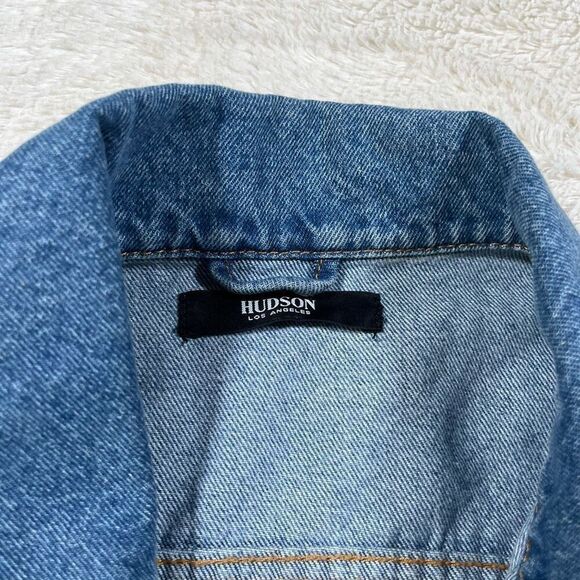 Hudson Blue Button Up Women’s Jacket Coat - Picture 3 of 6